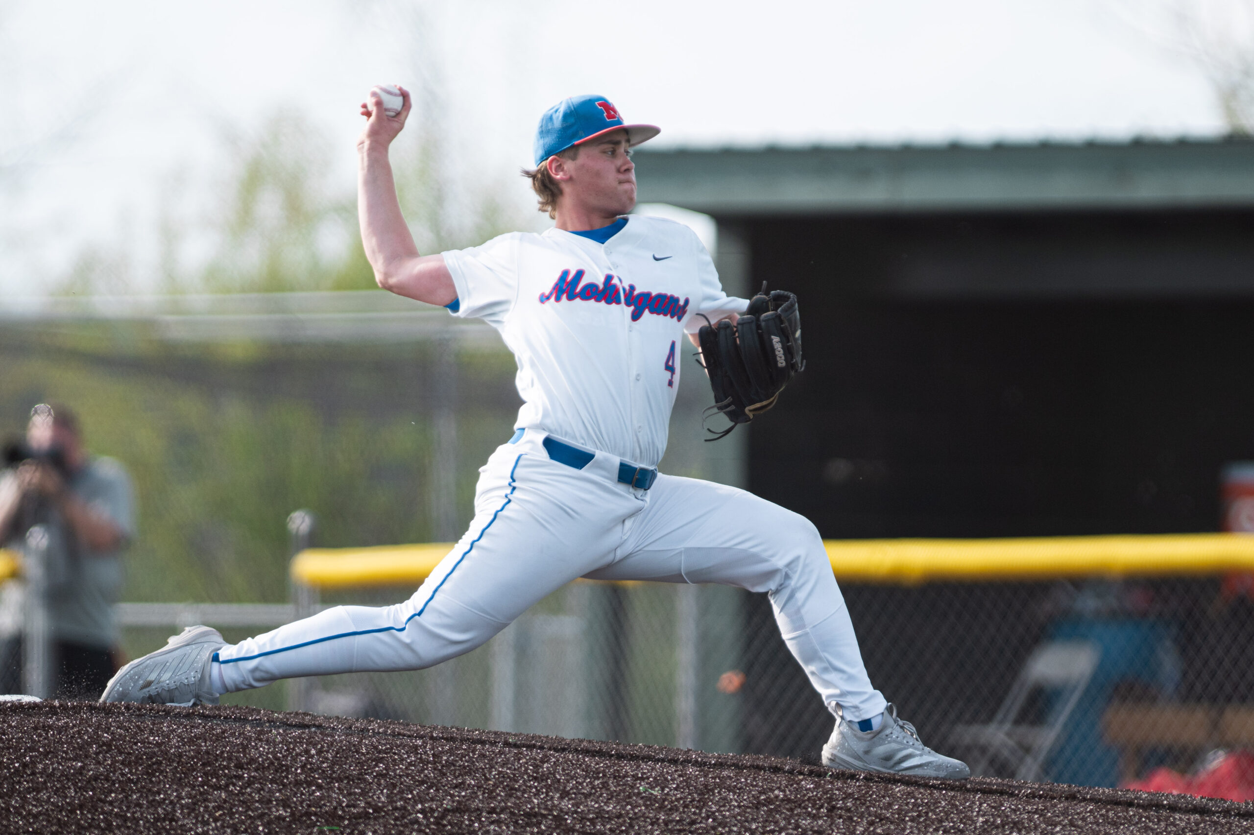 Campbell’s complete-game shutout propels Morgantown High to season sweep of University with 6-0 victory